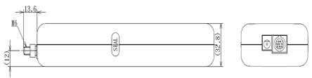 DS2系列外置傳感器推拉力計(jì)結(jié)構(gòu)尺寸圖2